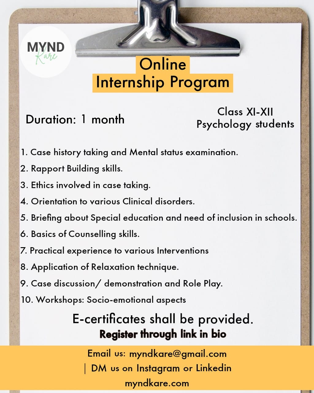 internship for psychology students        <h3 class=